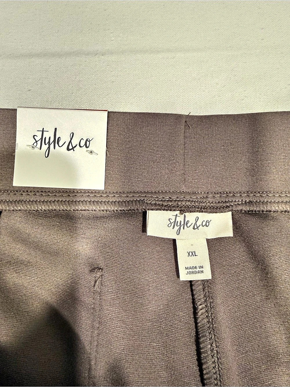 Style & Co Legging Mid Rise Leggings in Brown Size XXL NWT - Picture 2 of 11